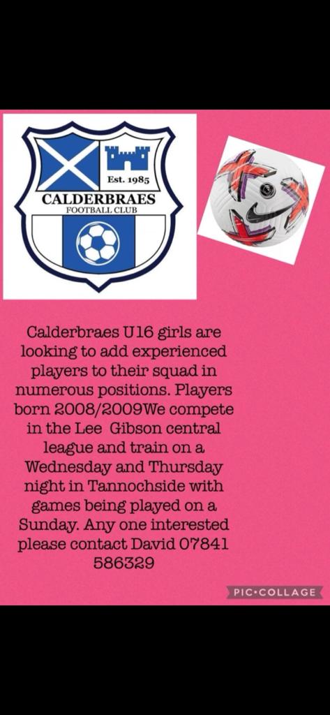 Calderbraes FC (@calderbraesfc) on Twitter photo  Calderbraes FC (@calderbraesfc) on Twitter photo