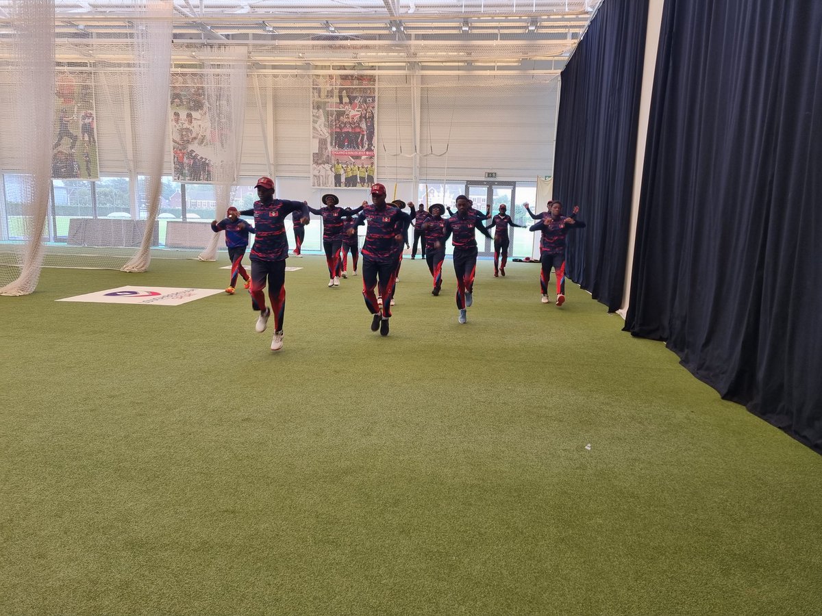 thereadster's tweet photo. Great to host the Antigua &amp; Barbuda U19 Cricket team here @LboroSport over the weekend. Looking forward to the one-day game on Tuesday. 🤞🏻for some ☀️ https://t.co/XQPBsvWVbJ