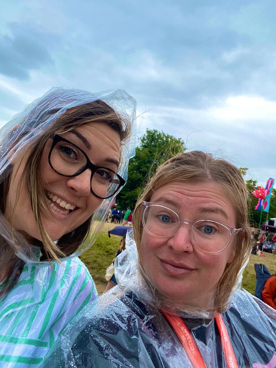 Are you even at a British festival if you’re not in a plastic poncho getting rained on…#Latitude2023