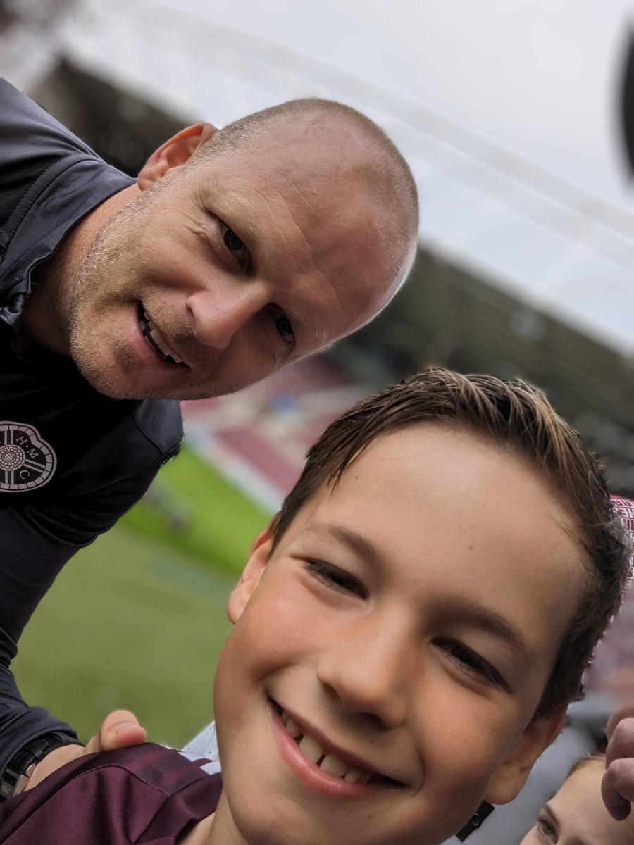 AllanDoak's tweet photo. One very happy jambo today!! Was buzzing to meet the @JamTarts players today!! #JamTarts https://t.co/8vVdddxJAc