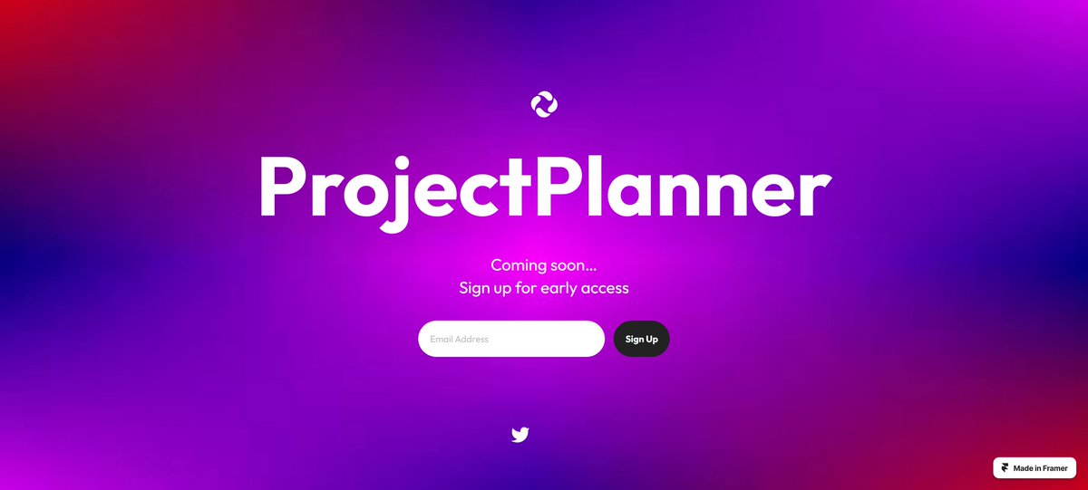 Introducing ProjectPlanner 🔥

The ultimate place for deciding your next project to build with the help of AI.

You can choose multiple technologies to practice, and it'll give you project suggestions.

Sign up to get early access and try it out for free - link in the comments 👇