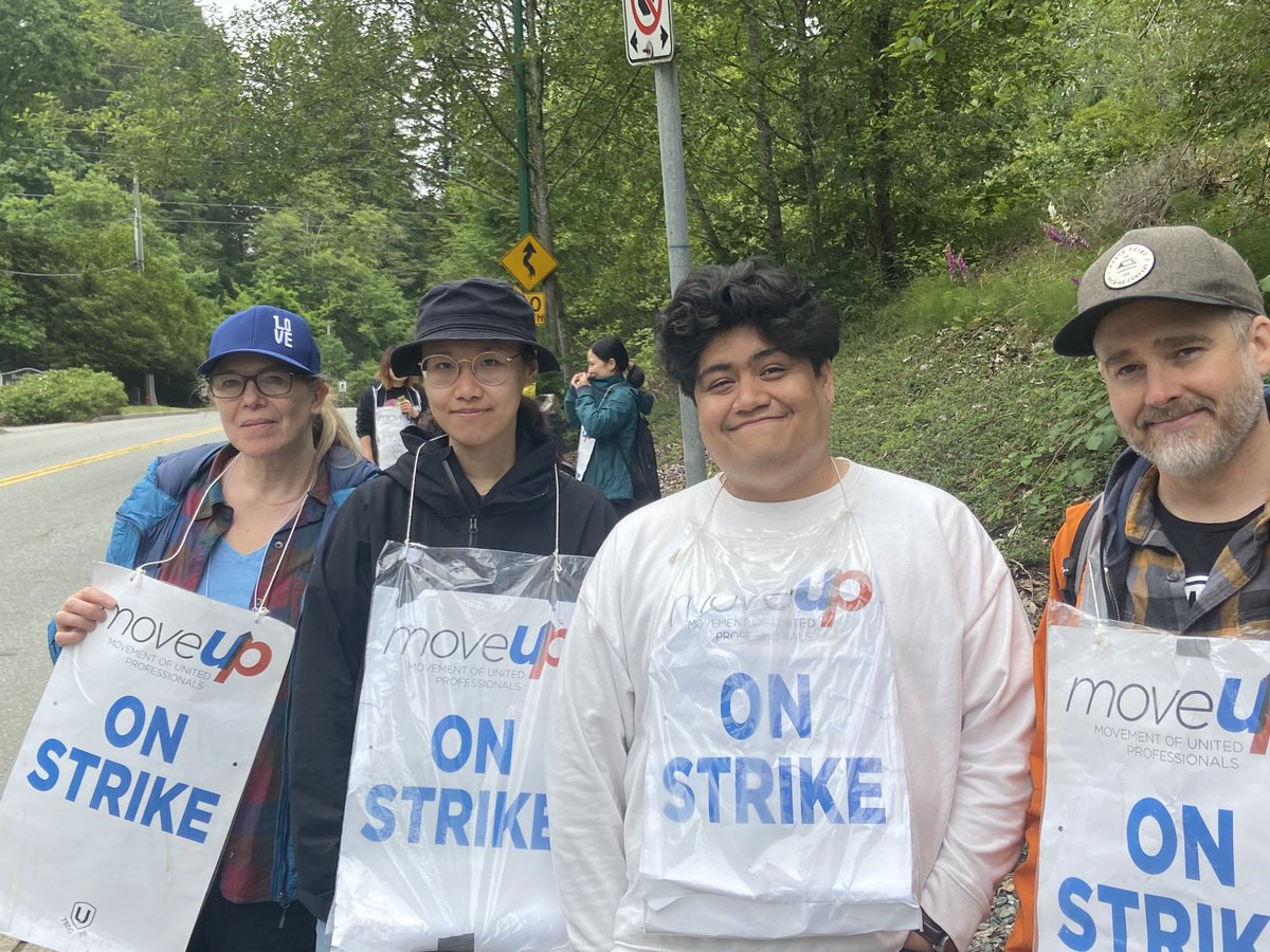 CapUFaculty's tweet photo. The CapU 2023 was won by the countless of deeds from the unsung heroes from the picket lines. #capufaculty #capstudentunion #MoveUPTogether #universitystrike #capu #capilanou #strike #workersrights #capustrike #caut #thetyee #canadianlabour
#northshorenews #fpse #bcfed https://t.co/VjrReDrabx