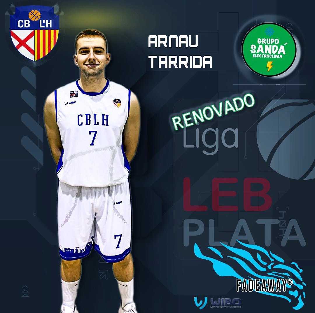 🚨 RENOVADO 🚨
Arnau Tarrida seguirá una temporada más creciendo en el CB l'Hospitalet en su segunda temporada en Leb Plata. Enhorabuena Arnau!