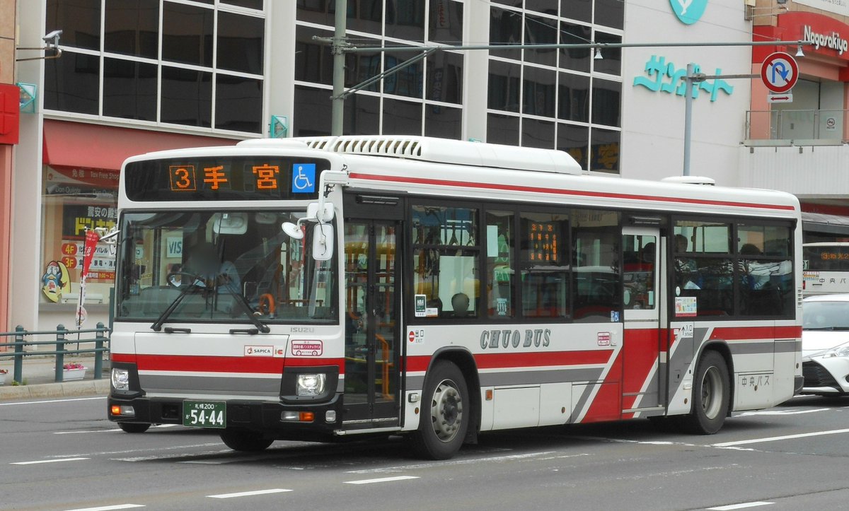 北海道中央バス 札幌200か5444 いすゞ自動車/J-BUS エルガ 2TG-LV290Q3