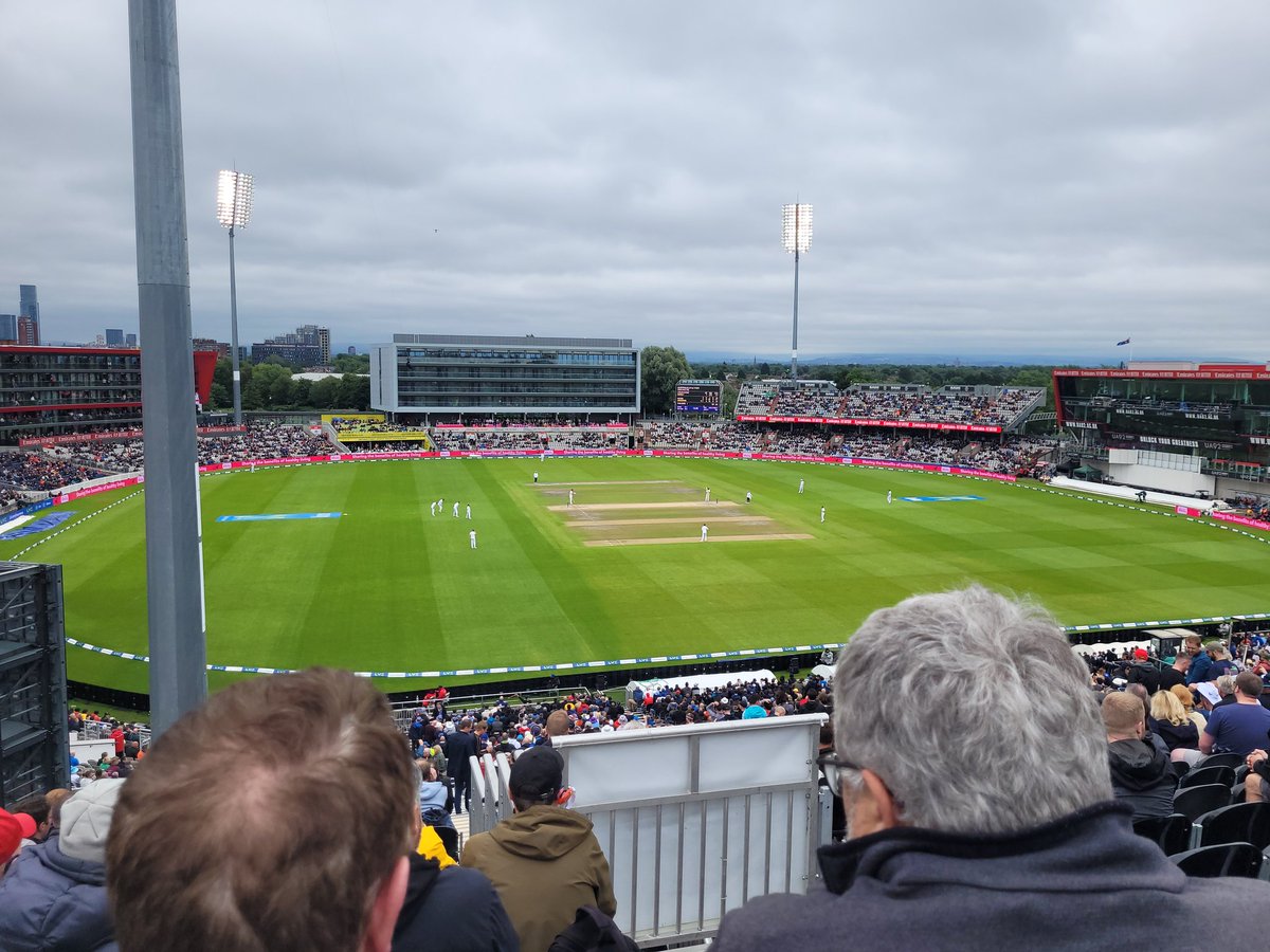 Been waiting all day but finally here, hopefully we will get some wickets. Glad we got to see some cricket <a href="/richardmerrima2/">richard merriman</a>