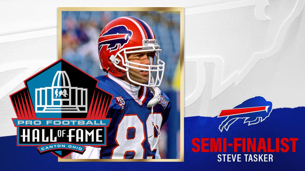 Steve Tasker is 1 of 31 semifinalist for the Pro Football Hall of Fame Senior nomination. The next round of 12 will be announced July 27th. RETWEET and FOLLOW to spread awareness to Put Steve Tasker in the Hall of Fame! #BillsMafia