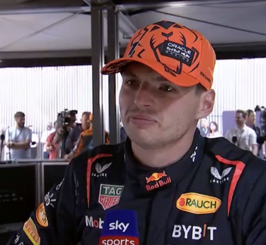 "P2 isn't the best place to start historically-"

Max: "I've started P10 here too. If you have the pace it doesn't matter where you start."

😅