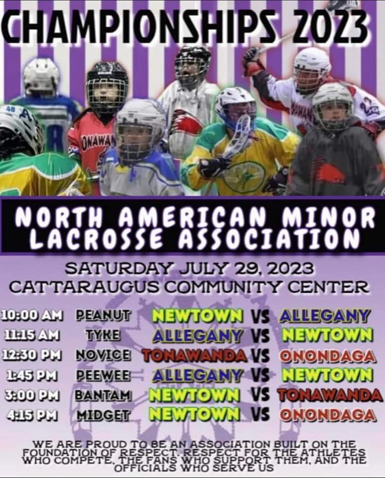FirstNationsLax's tweet photo. 2023 @NAMLAcrosse championships one week away! #NAMLA #FNLA https://t.co/aDutUUjOYI