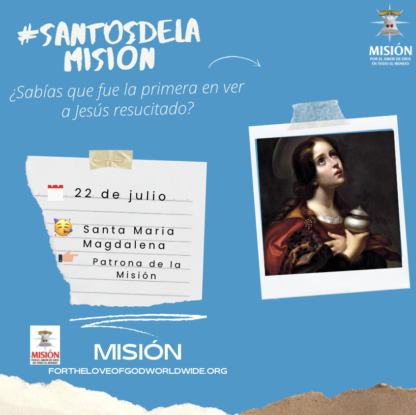 MPorelAmordDios's tweet photo. ¿#SabiasQue #SantaMariaMagdalena fue la primera persona en ver Jesús resucitado? 
#SantosdelaMision #Catolicos #SantaMariaMagdalena #SantaPatrona https://t.co/Uutua9YWuY