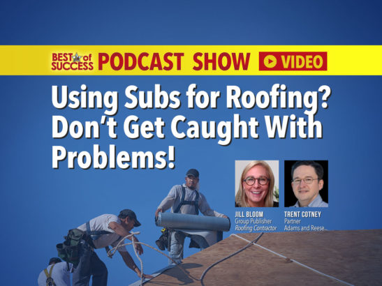 RoofContr's tweet photo. IN CASE YOU MISSED THIS ... The labor shortage seems here to stay. The result is an increase in sub-contracted labor. Trent Cotney of Adams and Reese on what contractors must keep in mind when hiring sub-laborers. #roofing #subcontrators #LaborShortage
https://t.co/bnPIUJgAbd https://t.co/56N3nFxeKI