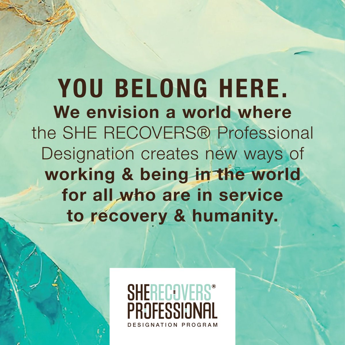 She_Recovers's tweet photo. Stay tuned for a brand new SHE RECOVERS Designation…get ready therapists, healthcare professionals, wellness providers &amp; leaders in the women’s recovery movement, this one's for you!

#SHERECOVERS #SHERECOVERSProfessionalDesignationProgram https://t.co/mlT0EaonJu