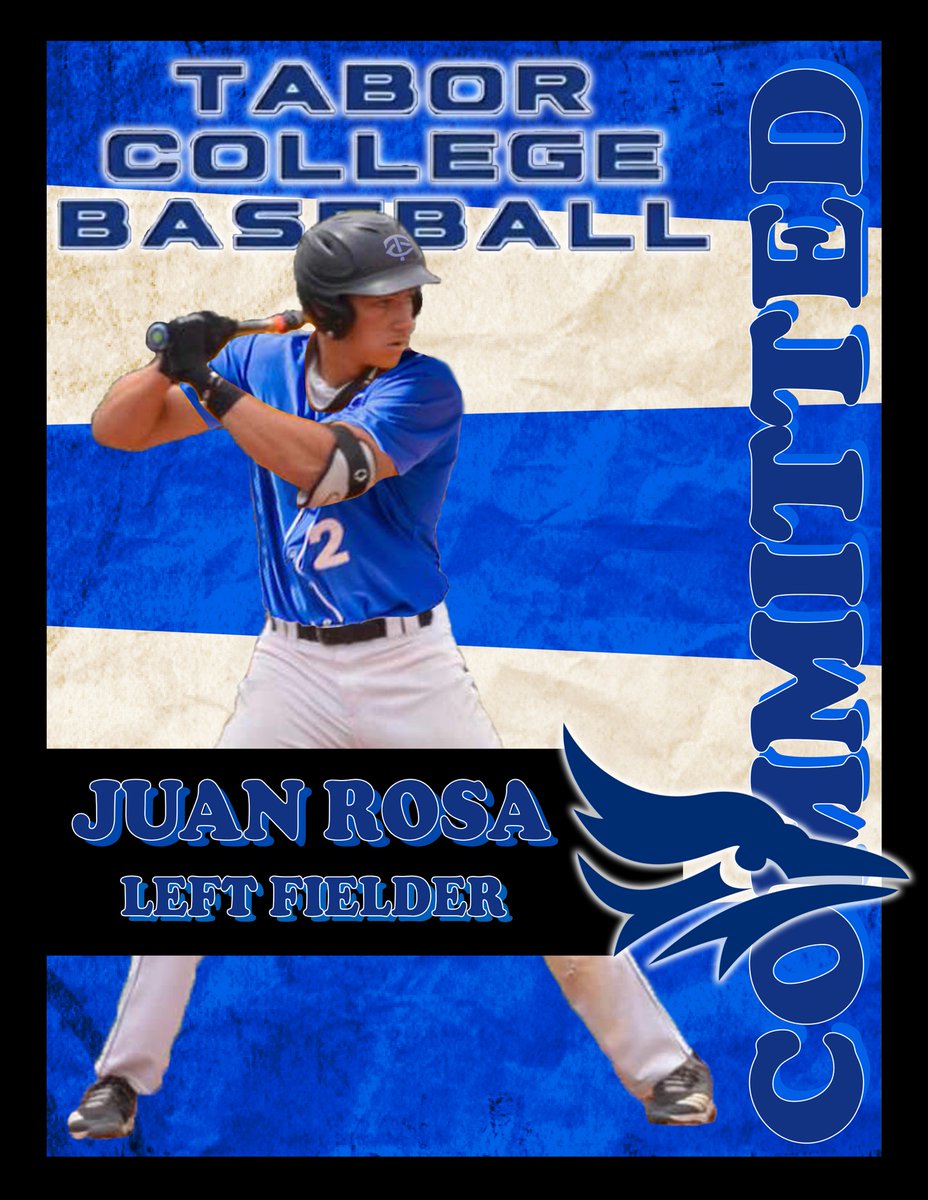 Excited to announce I'll be transferring to continue my academic and baseball career at Tabor College! I'm very thankful to be playing the game I love at a high level. Go Tabor! 🔵⚪️
Romans 8:18