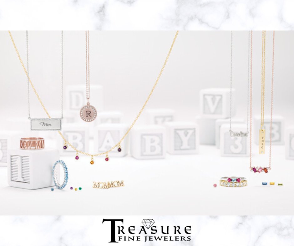 Having a baby soon?! Or a grandbaby, niece, nephew, etc? We can help you create a unique piece  of jewelry that will last a lifetime with a special message to commemorate the birth of your baby! (We also offer infant jewelry that is too cute!)  #LifesMomentos #BabyJewelry