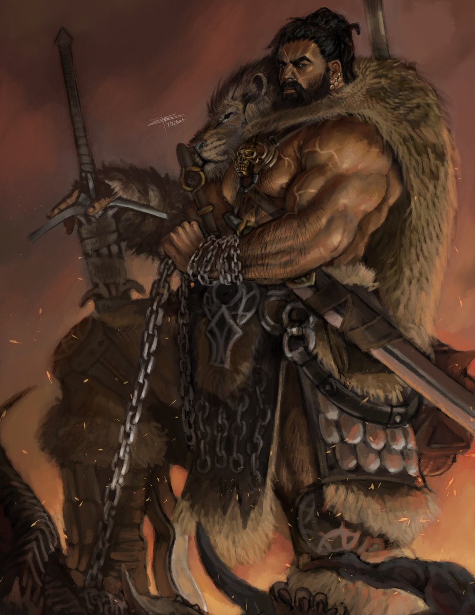 Herakles 
Barbarian #DiabloFanart #DiabloIV