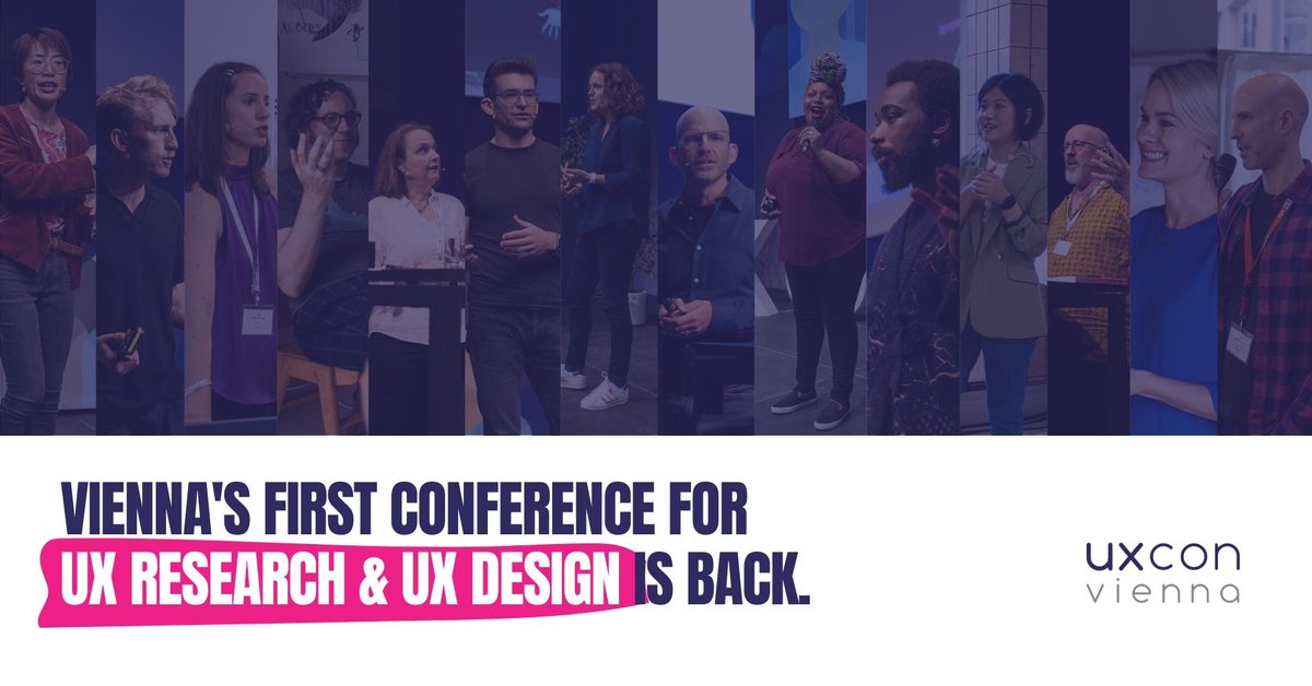 📣 UXCON Vienna 2023 již 13. + 14. září 🎫
500 účastníků, 40 mezinárodních řečníků, must ahve pro UX Research &amp; UX Design. I letos je <a href="/asociaceux/">Asociace UX</a>  partnerem. Bonus pro vás? 10 % sleva na on site vstupenky s kódem "asociaceux". UXCon.at <a href="/uxconvienna/">uxcon vienna</a>