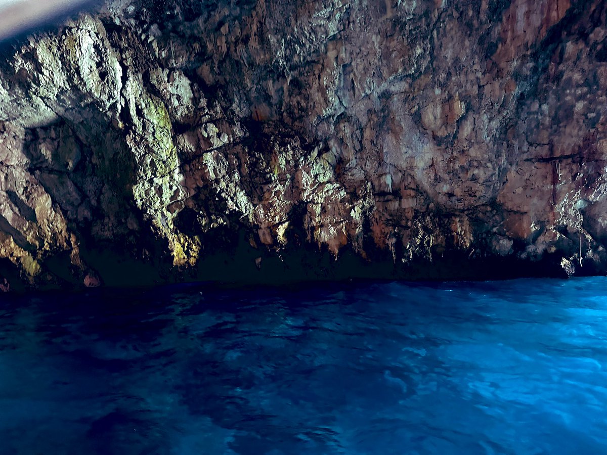 charlierolfe's tweet photo. Nice to do a boat tour of the  pretty blue caves and bay of Kotor. Not pictured the incredibly loud Spanish families who did not shut the fuck up for the entire 3 hours. Yay! https://t.co/cDUg3WVrEZ