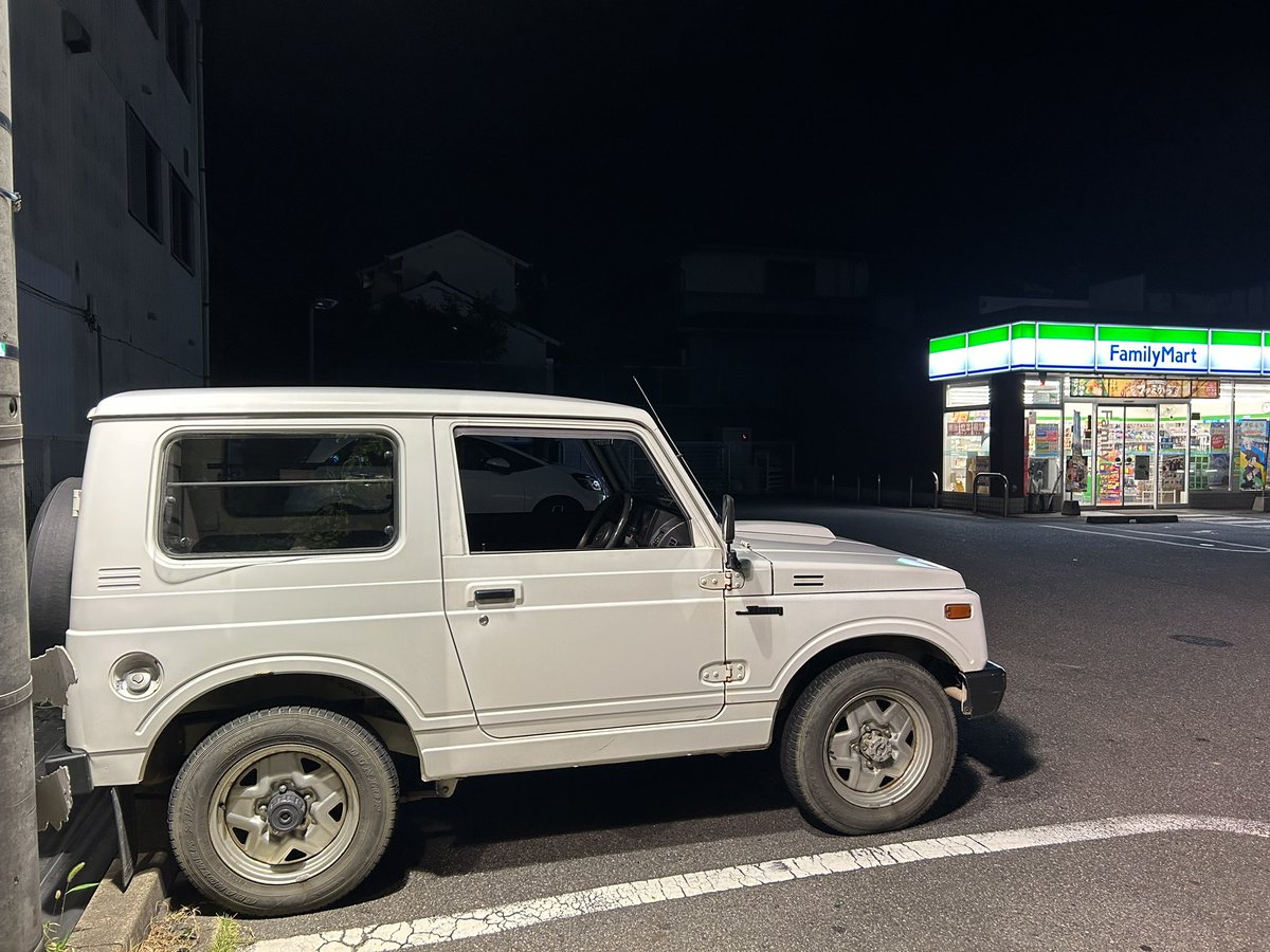 m_baja's tweet image. #コンビニRACING
#JA11V
#jimny