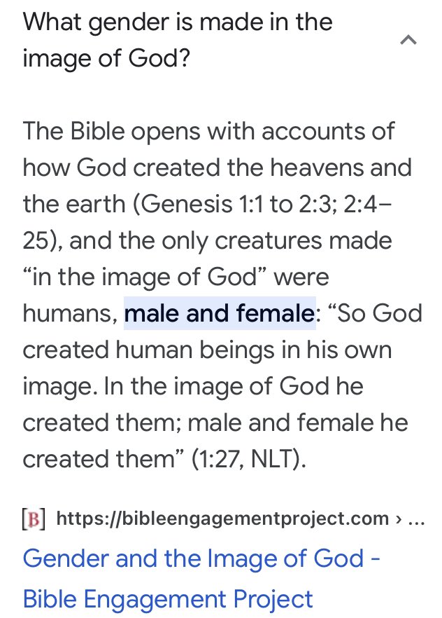 AssataNur's tweet image. #funnynotfunnytpm How people refuse to acknowledge Genesis 1 speaking of creation of humanity, divine feminine/masculine or the original meaning of man is humankind being. 

#unlearnpatriarchy  Best joke, God created male then said, I can do better than this 😎