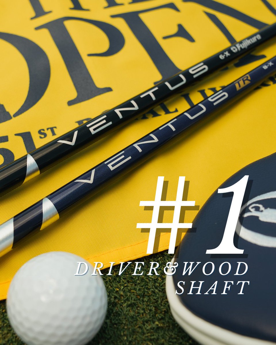 Fujikura is the most trusted Driver and Wood shaft this weekend at #RoyalLiverpool💂🏻 ⛳ 

🏌🏻38.2% of the field use Fujikura in their #driver. 
🏌🏻35.6% of the field use Fujikura in their #wood. 

#PoweredByVeloCore #VENTUS #TR