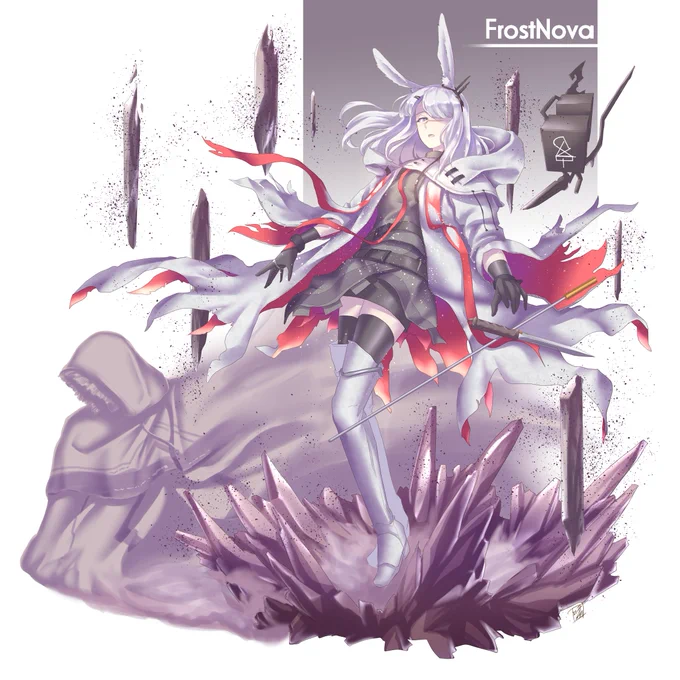 弊ロドスのフロストノヴァは昇進2です。  #アークナイツ