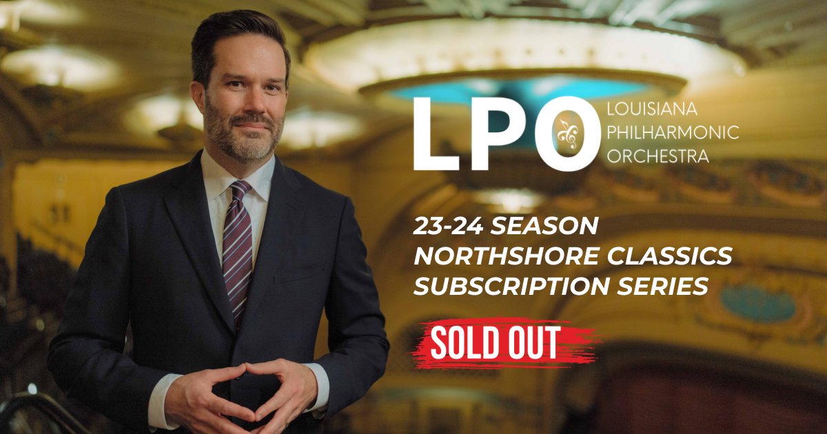 We are pleased to share that our Northshore Classics subscription series has SOLD OUT. If you missed the chance to subscribe, you can contact Patron Services to join the fast-growing waitlist. A limited amount of single tickets will be available starting August 1! #lpomusic