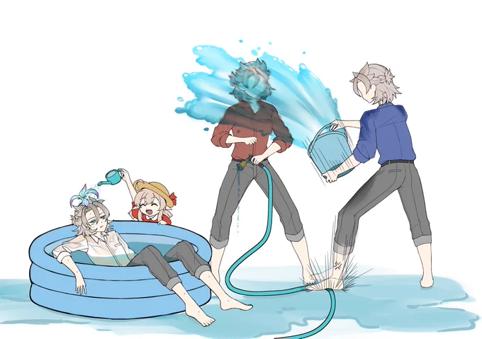 夏のベド達
