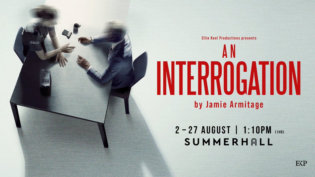 Jamie Armitage (@jararmitage) on Twitter photo AN INTERROGATION
1.10pm at Old Lab <a href="/Summerhallery/">Summerhall</a>
Wednesday 2nd August - Sunday 27th August
Produced by <a href="/elliekeel1/">Ellie Keel</a> AN INTERROGATION
1.10pm at Old Lab <a href="/Summerhallery/">Summerhall</a>
Wednesday 2nd August - Sunday 27th August
Produced by <a href="/elliekeel1/">Ellie Keel</a>