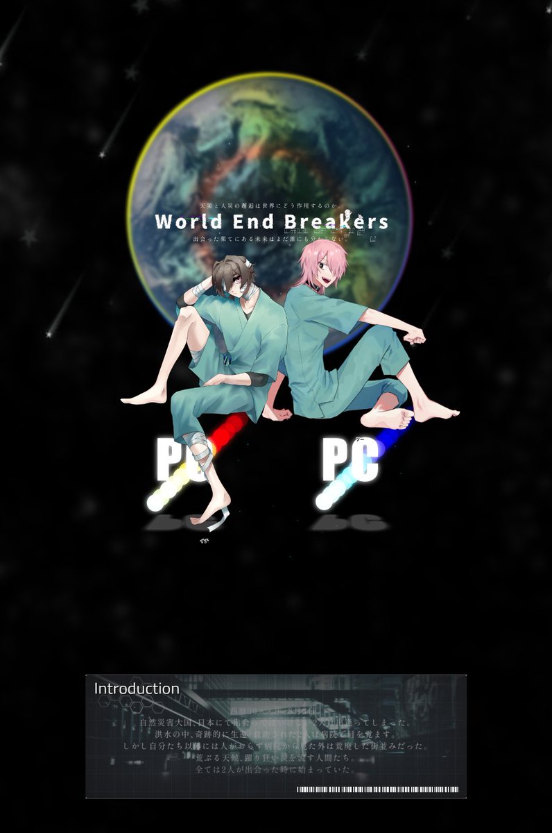 ❏ Coc
 「 World End Breakers 」

❏ KP
 　　　　　🐏
❏ PL / PC
  　　　　　HO-天災  ツー / 🥩
　　　　　  HO-人災  イチ / 🐱

▼END-A
✨🌟萌え萌え流星群🌟✨
