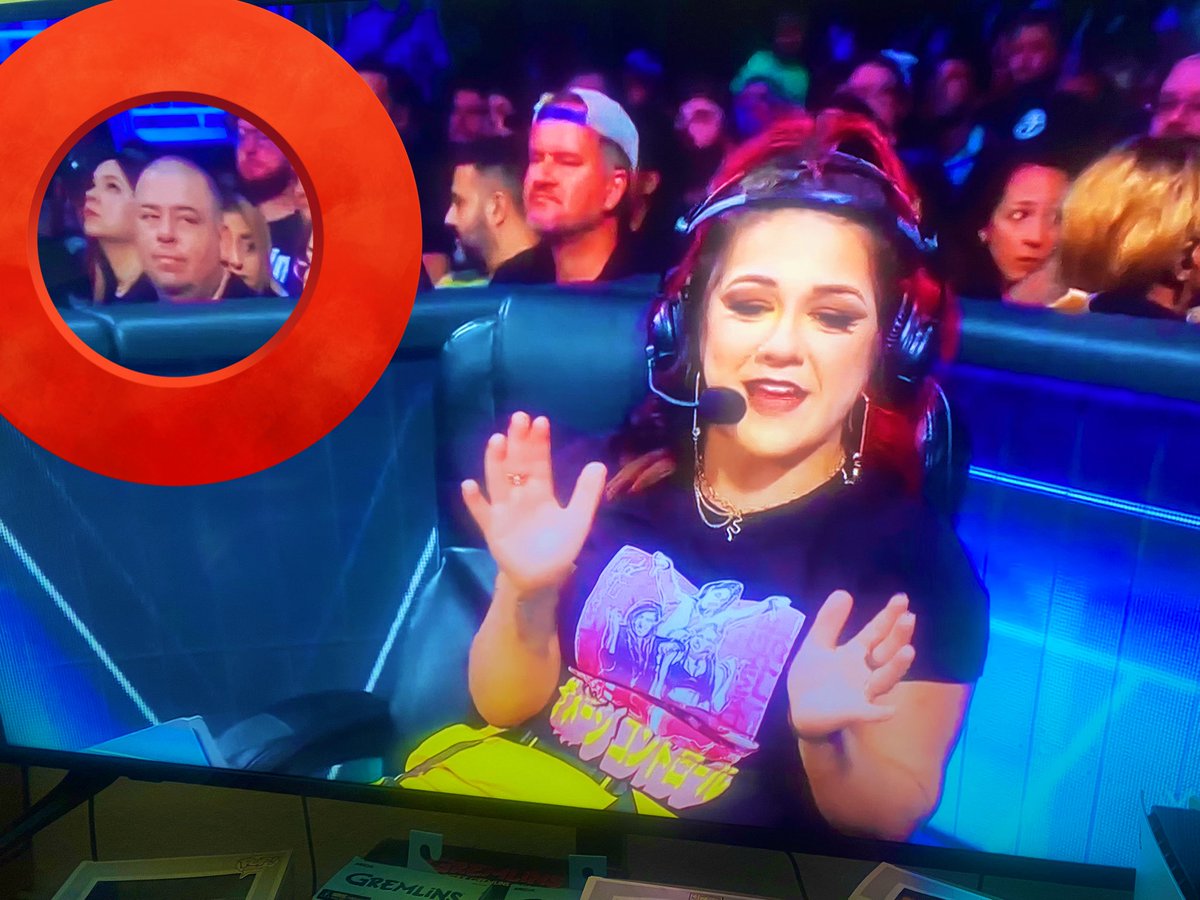 Someone is smitten! 🥰 <a href="/itsBayleyWWE/">Bayley</a> #WWE #SmackDown #Bayley