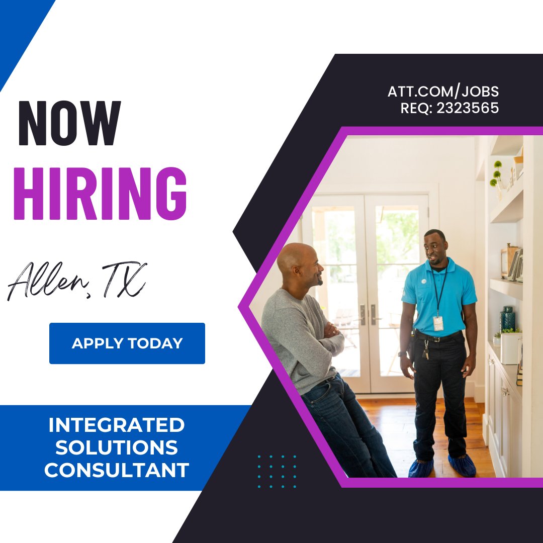 We’re hiring at NWTX! Apply to take the next step in your AT&amp;T journey!  #LifeAtATT #Hiring