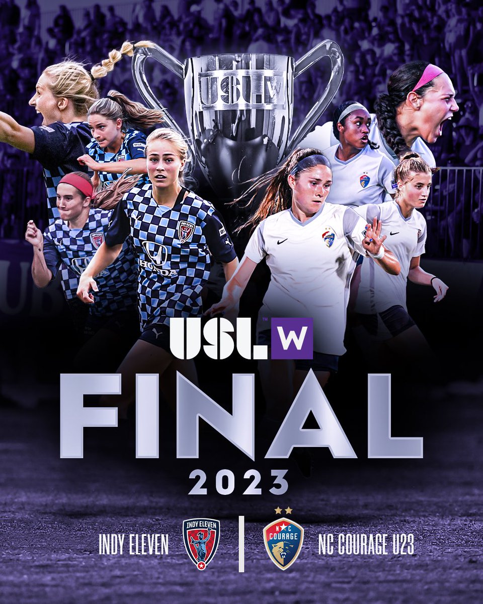 Show your support #ForTheW by tuning into the <a href="/USLWLeague/">USL W League</a> Final on Saturday at 11am on Eleven Sports.
 
Good luck to <a href="/IndyEleven/">Indy Eleven</a> &amp; <a href="/NCCourageUSLW/">NC Courage USL W</a>! We’ll be there next year!
 
uslwleague.com/news_article/s…