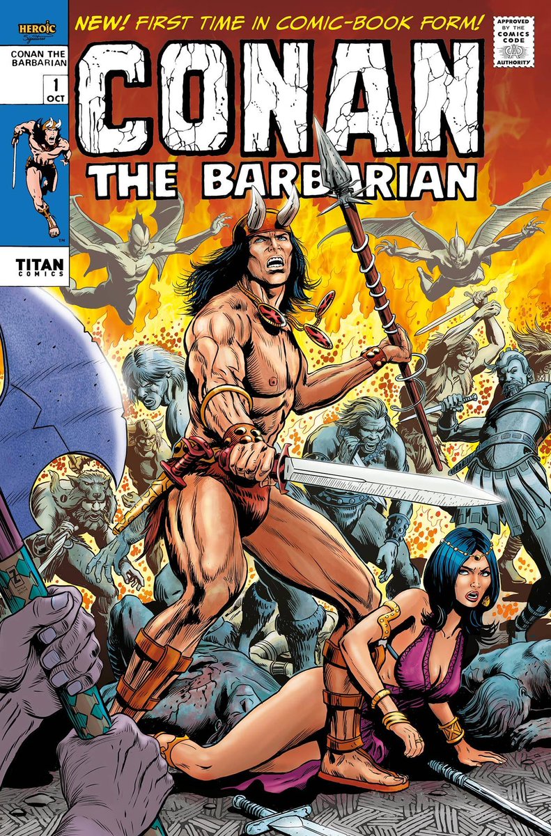 ComicCrusaders's tweet photo. #AdvanceReview: Conan the Barbarian #1 by #JimZub (@JimZub), #RobertoDeLaTorre & more... from #TitanComics (@ComicsTitan). #ComicBookReview by @johnnyhughes70 #SCORE: from #comics #comicbook #Crom https://t.co/6I6EnoXQtx https://t.co/9YKKS4pT90