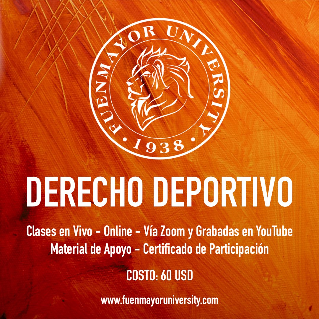 FuenmayorUniv's tweet photo. Inscripciones Abiertas, Precio 60 USD… https://t.co/WdVI25IT5f