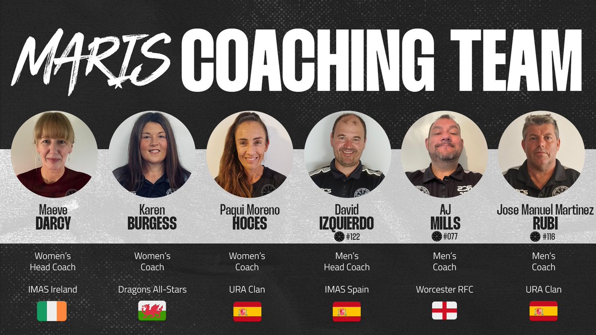 The largest coaching team we've had to date 🤩

Your MARI's Coaching Team for the Men's and Women's Squads in Spain 🇪🇸

#AbleIncludedSelected