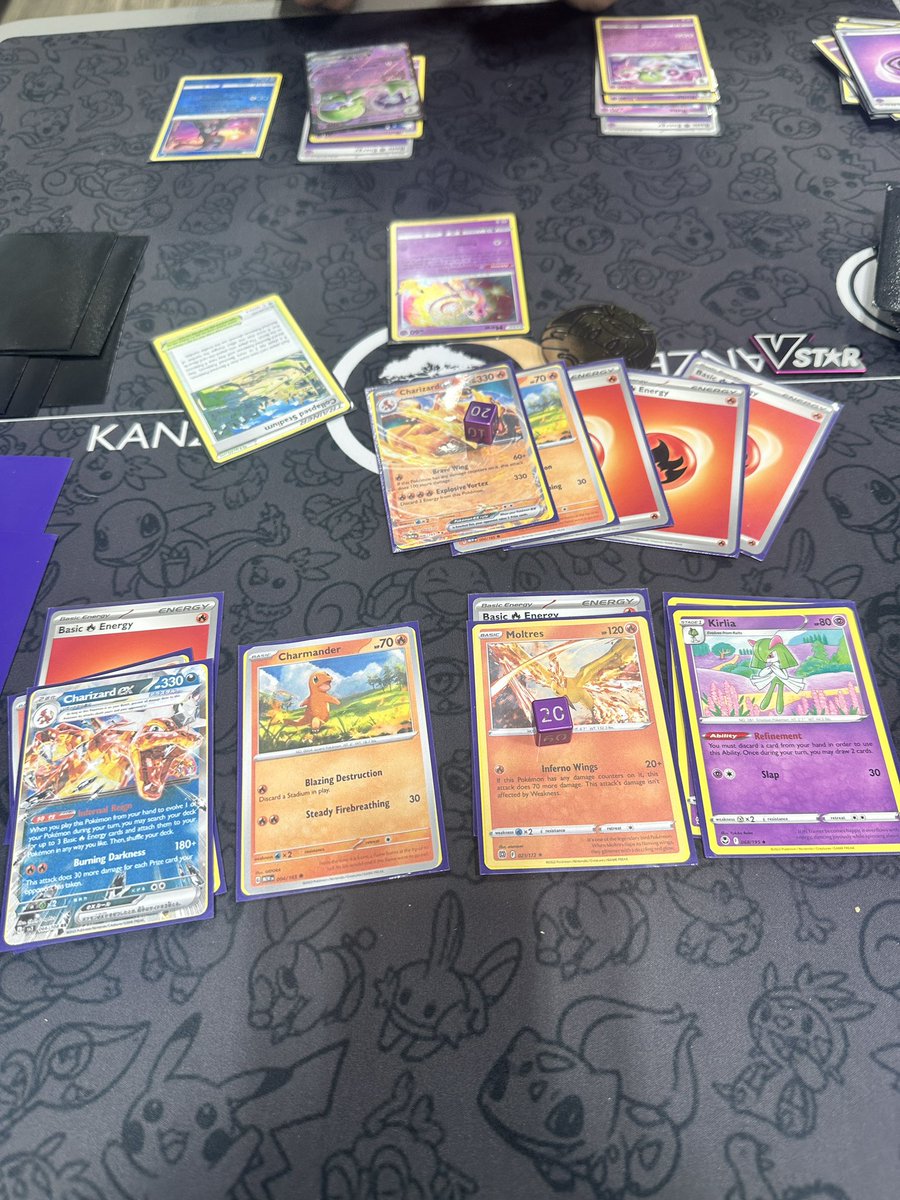ZachLesagePTCG's tweet image. Feeling a bit better from a week that has been kicking my ass…

Charizard ex seems 🔥