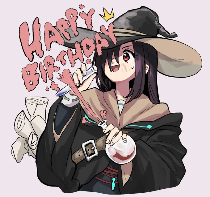 ギリギリ!!!おめでとう!!!!! #ヘブバンファンアート #天音巫呼生誕祭2023
