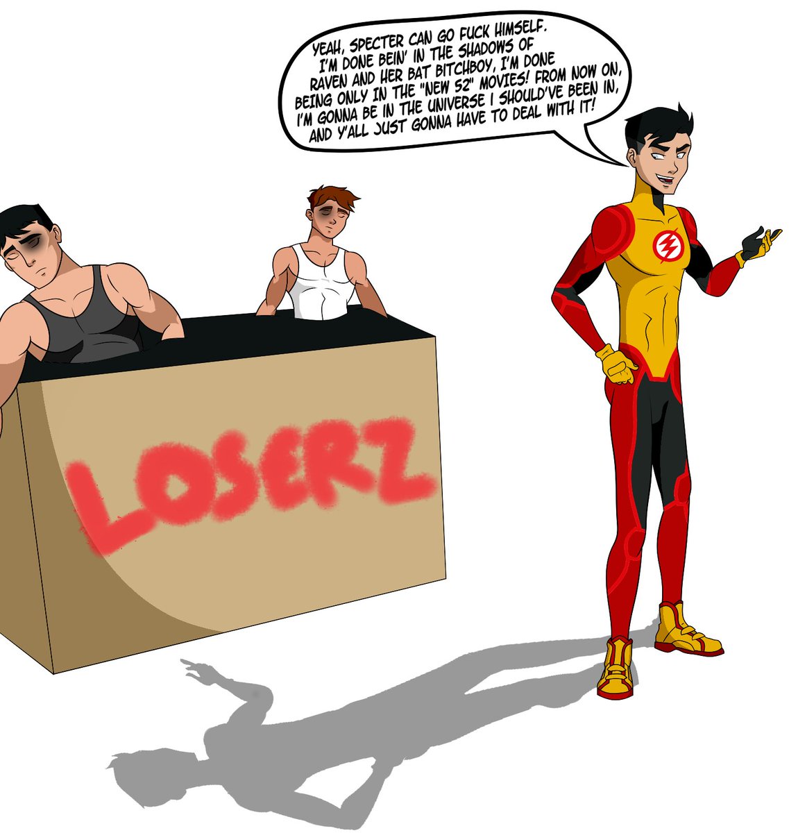 SkyHighDiamond's tweet photo. Dear #DCComics, you should have brought #DCAMU #Superboy back already. Design. Unchanged. #UndoTheWar #ReverseTheFlashpoint. #YoungJustice #Impulse #KidFlash #YoungJusticePhantoms #YoungJusticeOutsiders https://t.co/UVaetiMxtu