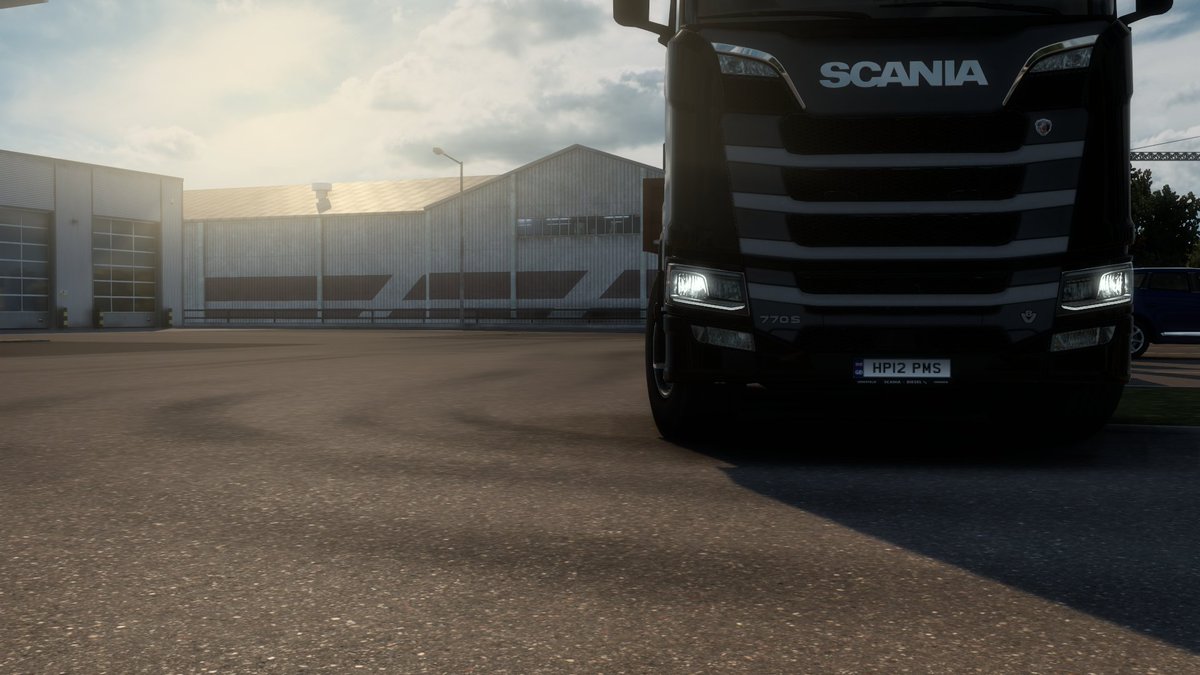 magus453's tweet photo. Visiting Mercedes Dealer and Take some Rest 
#EuroTruckSimulator2 #Scania
#s770 #v8 @SCSsoftware https://t.co/0TEaUU72pQ