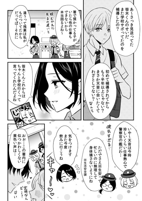 🔞外面の良い年下刑事の秘密を知ってしまい執着される婦警さんの漫画(2/5) 