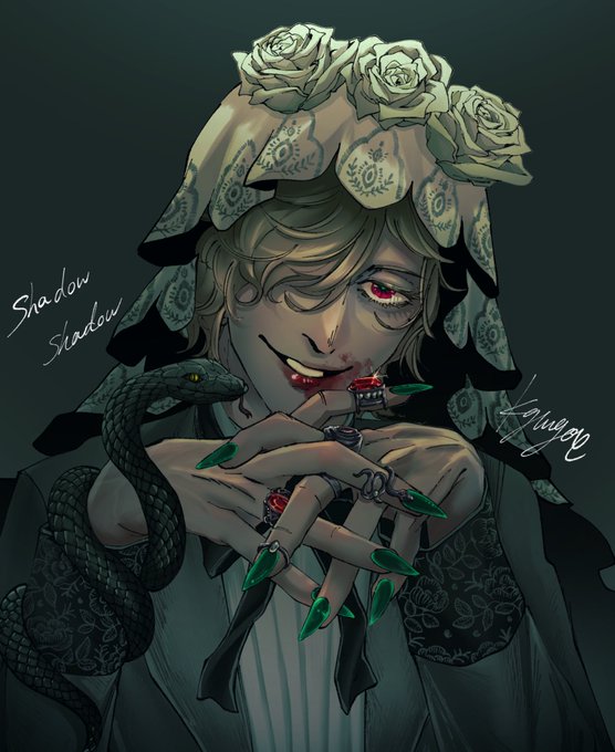 「green nails red eyes」 illustration images(Latest)