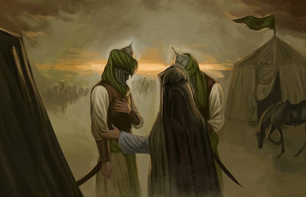 Sayyida Zainab (sa) Sacrificed Her Two Sons For Her Beloved Brother Imam Hussain (as).💔 #پسرانِ_زینبؑ_عونؑ_و_محمدؑ