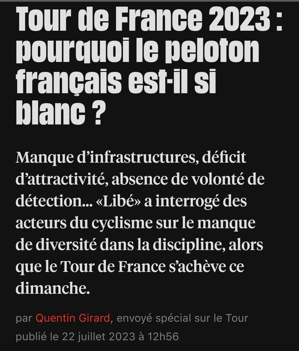M_Monteil's tweet photo. Imaginez Le Figaro titrer : "Ligue 1 : pourquoi le championnat est-il si noir ?"... https://t.co/iRRLS83RMh