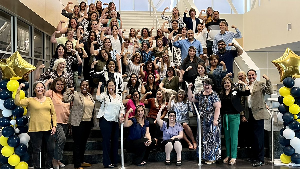 Tyharri's tweet photo. Shiny new academic interventionists ready to provide a “guarantee”. Let’s go @ELPASO_ISD 💜💪🏾 https://t.co/fDKZWx2ov3