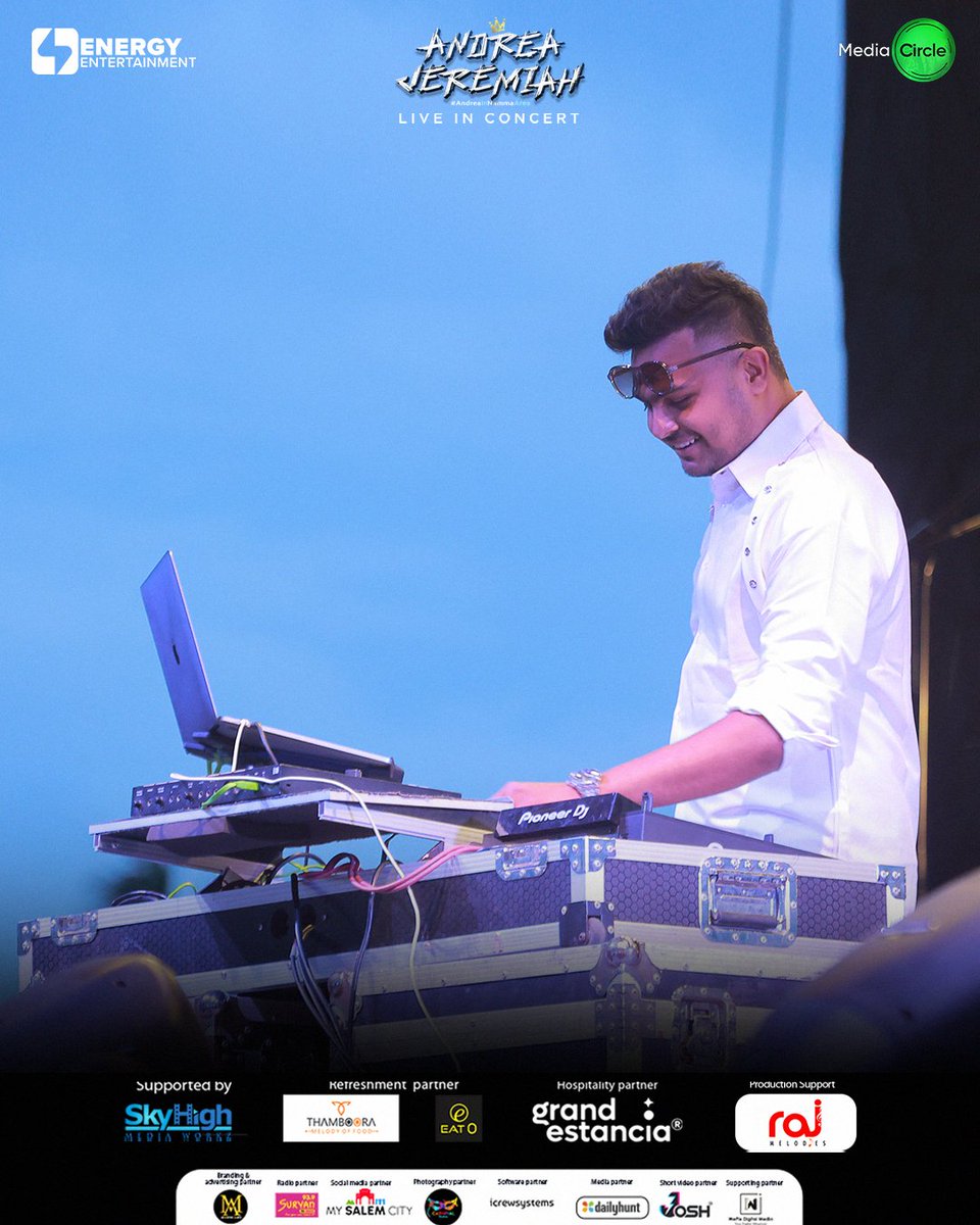 mediacircle_'s tweet photo. #AndreaInNammaArea First hour gets engaged by DJ❤️

Event Organized By - @mediacircle_ https://t.co/mKAVgDWiFj