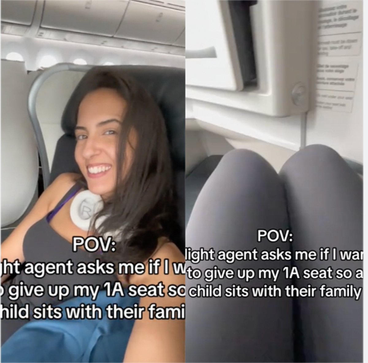 Independent's tweet photo. Woman praised for refusing request to swap first class seat on plane with child https://t.co/oAR0x1cF2H https://t.co/8OaKBiIAUe