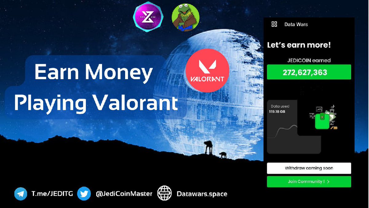 OneCuf's tweet photo. Hey @Valorant users
🏆💸 Turn your Valorant skills into cash rewards! 🚀💰 Play with $JEDI and earn for every victory in the battlefield! 💳🎮 $JEDI"
$Jedi #Datawars #valorant #valorantgame https://t.co/TAU1L0YU7r