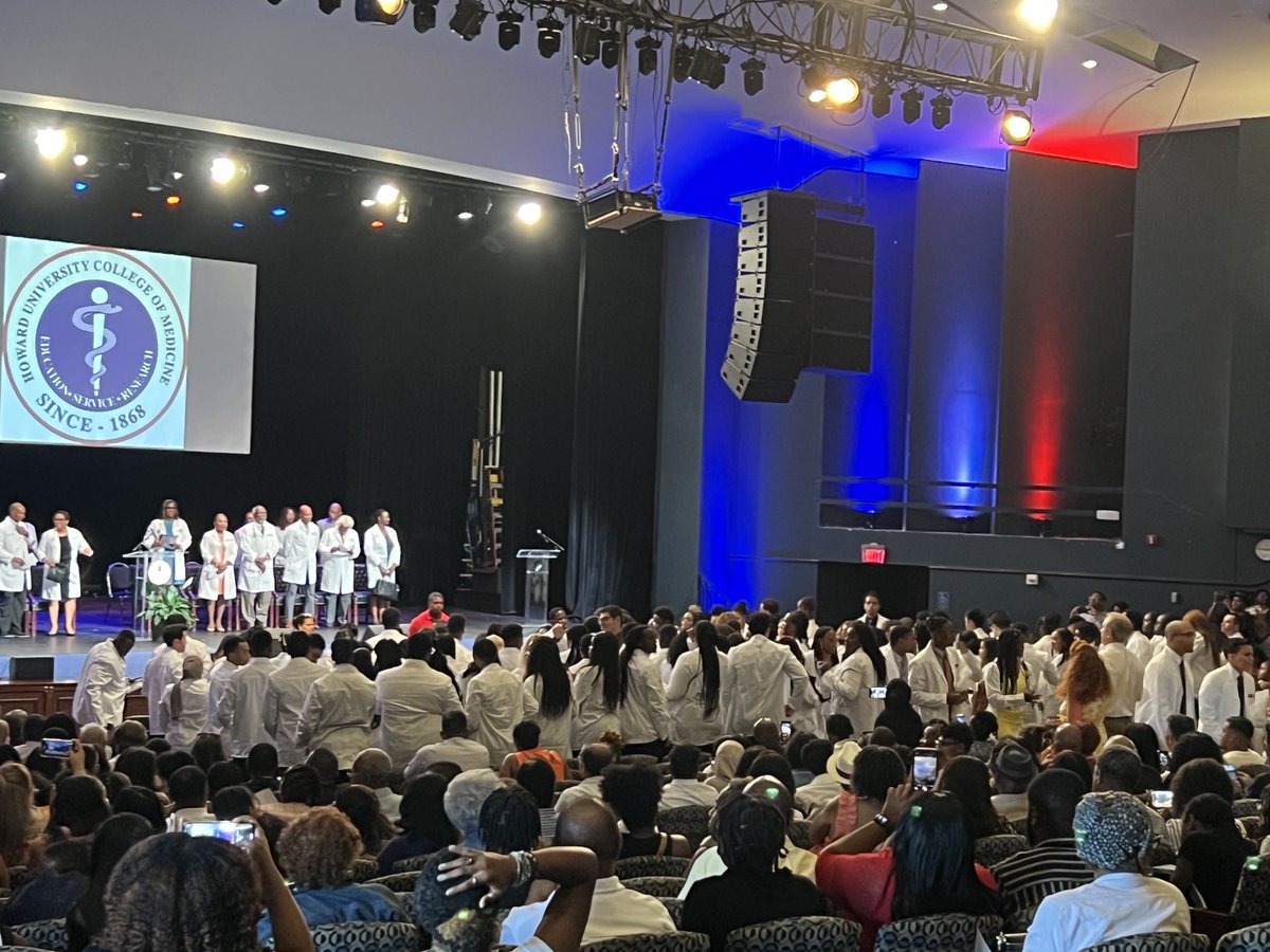 Yesterday, the Howard University College of Medicine formally welcomed the Class of 2027 into the family at the White Coat Ceremony! Welcome Class of 2027, I know you will do great things! #hucm2027