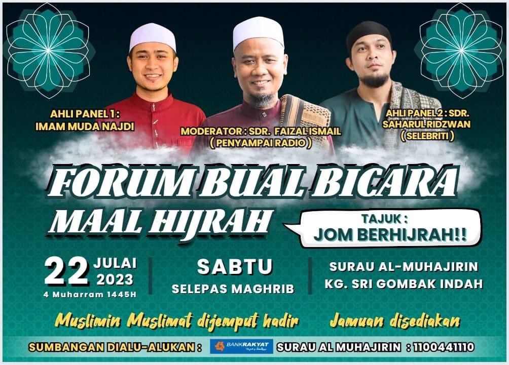 With <a href="/SaharulRidzwan/">SR</a> at Forum Bual Bicara Maal Hijrah <a href="/SrtigersFC/">SRTIGERS_OFFICIAL</a>