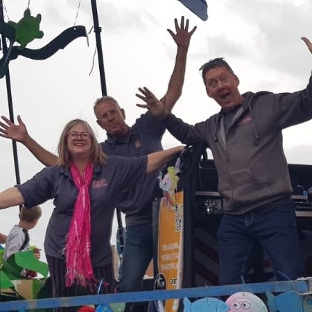 Suffolk_Sound's tweet photo. Carnival Day at Felixstowe and Suffolk Sounds were part of the procession 😍

#carnival #Suffolk #Radio https://t.co/fgWggysRk7