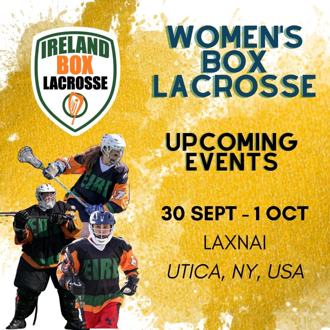 🚨 Looking to play WOMEN's box lacrosse with Ireland? Join our Éire team at Laxnai this fall!

📌 click here: linktr.ee/IrelandLacrosse